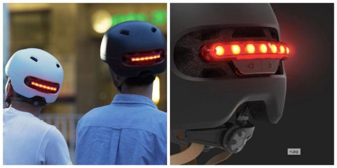 Gadgets para bicicletas: capacete com luz do Xiaomi