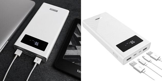 bateria externa para 20 000 mAh