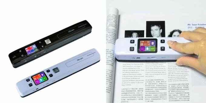 gadgets incomuns: scanner portátil iScan