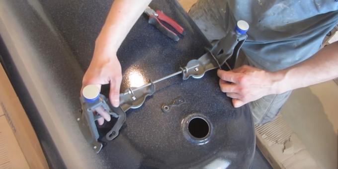 Instalando o banho: como montar os pés banho de aço