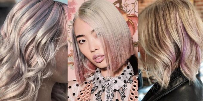 cor de cabelo da moda em 2019: Tinsel