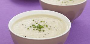 10 sopa de creme com um sabor cremoso delicada