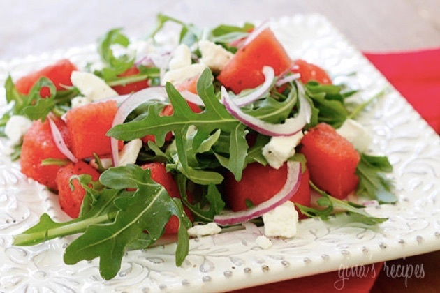 salada com melancia: a receita