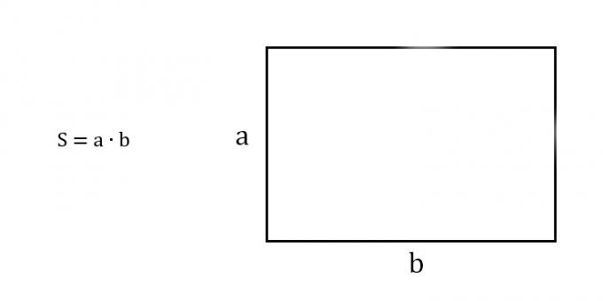 Como encontrar a área de um retângulo conhecendo dois lados adjacentes
