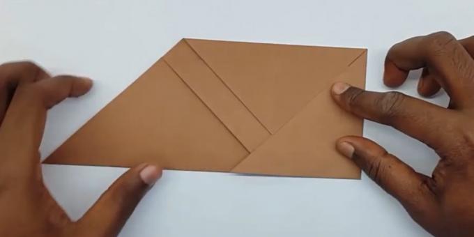 como fazer o envelope ângulo direito curva