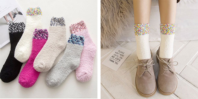 Belas meias: meias das mulheres quentes