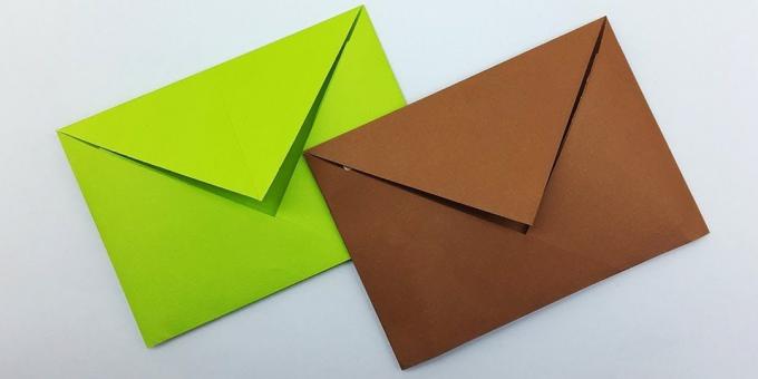 Como fazer um envelope clássico na técnica de origami sem cola