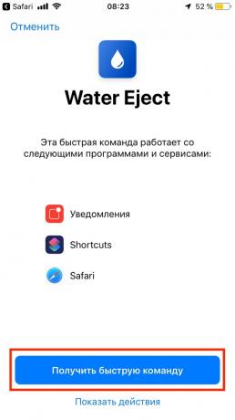Se a água entra no iPhone: o botão "Obter o comando prompt"