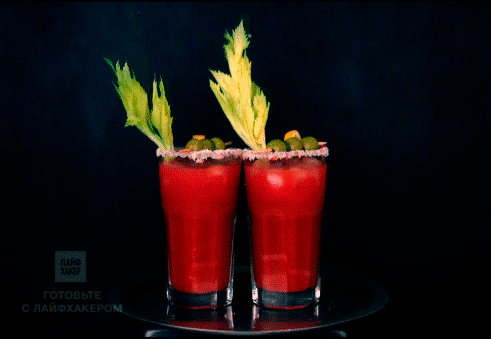 Cocktail "Bloody Mary" pronto