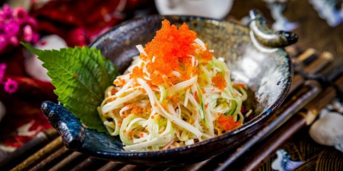 Kani sarada - salada japonesa de caranguejo