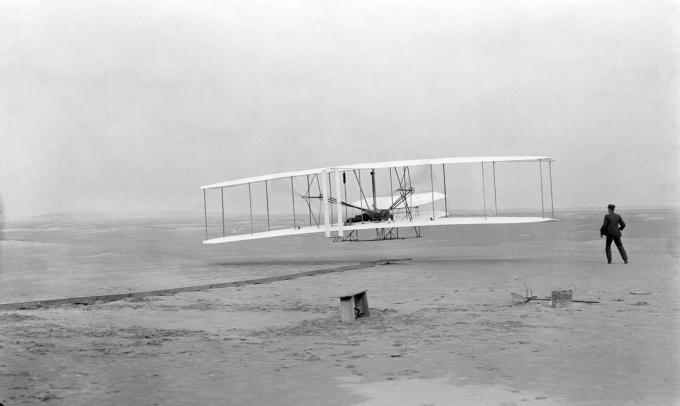Grande avião Invenção irmãos Wright