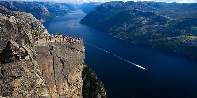 Para onde ir na Europa, a Rocha do púlpito, Noruega