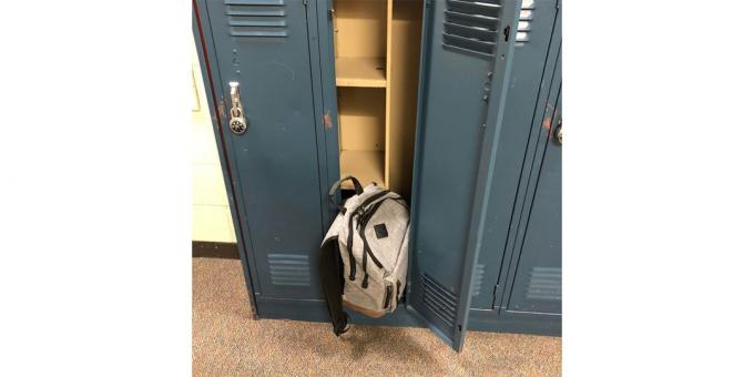 Locker na escola