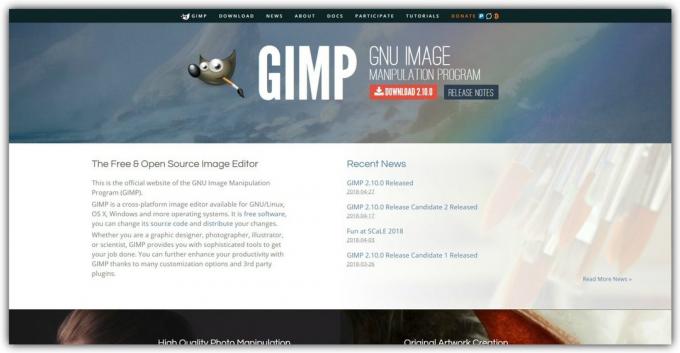 Os melhores editores de fotografia livres: GIMP