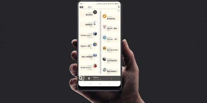 Xiaomi coluna: Lista de estações de rádio