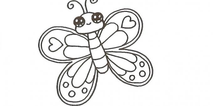 asas de borboleta Decore à direita