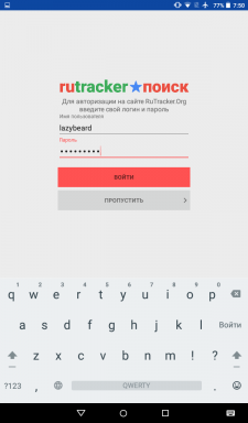 «RuTracker. Pesquisar "- cliente oficial para acessar RuTracker com Android-dispositivos