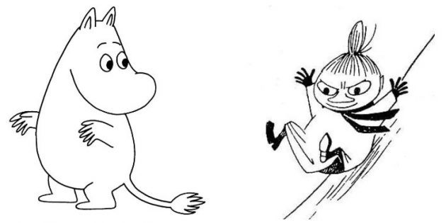 Moomintroll e Little My