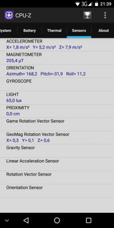 Leagoo S8: sensores