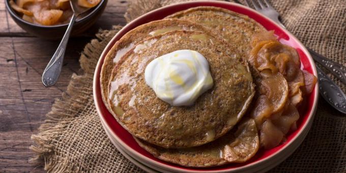 Buckwheat Pancake Recipes: Buckwheat Cider Pancakes de Jamie Oliver