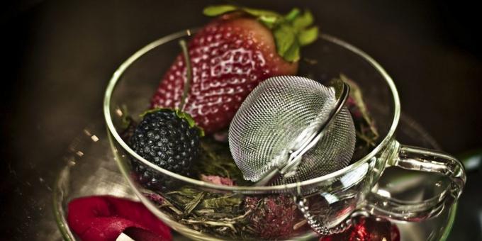 chá de frutas: mix berry