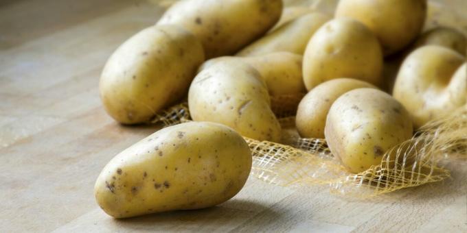 Alimentos que contêm iodo: batatas