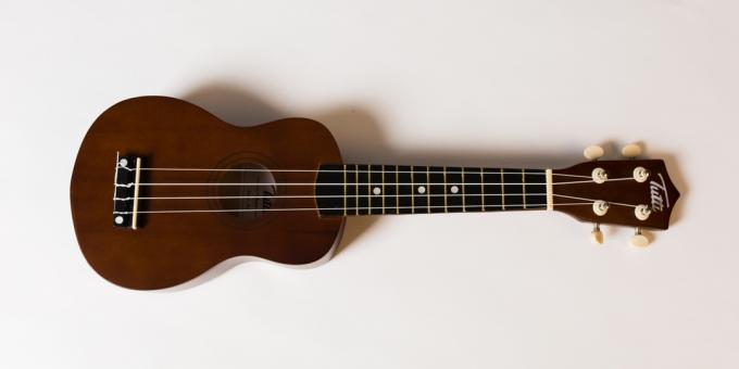 O que dar a um amigo na véspera de Ano Novo: ukulele