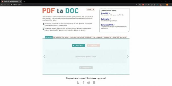 Como converter PDF para arquivo Word online