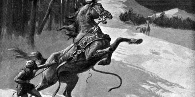 Mitos escandinavos: Loki disfarçado de égua seduz Swagidfari