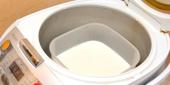 Como cozinhar caseiro iogurte iogurte