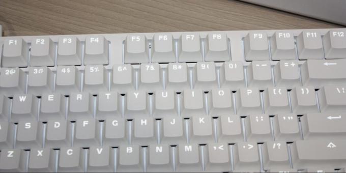 Xiaomi Mi Keyboard: Disposição