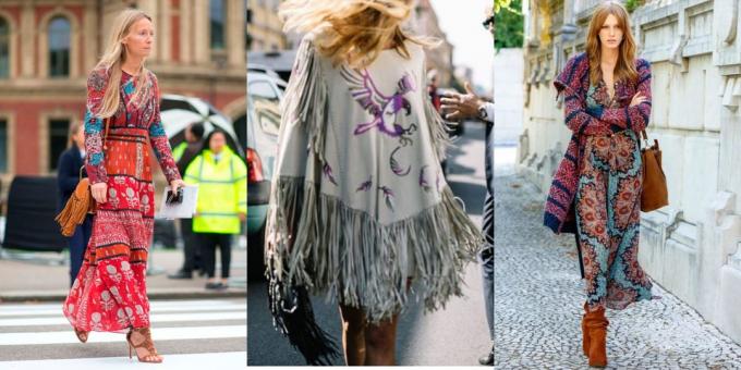 Moda feminina 2018/2019: Hippie Estilo