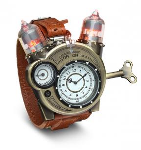 Tesla Watch - incrível relógio de pulso-style "steampunk"