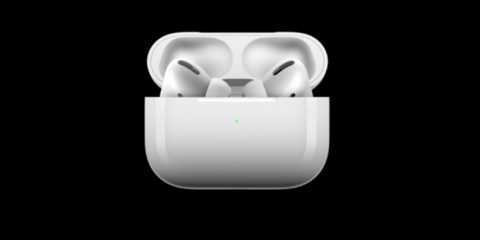 Apple introduziu os AirPods auscultadores Pro. Eles tem um novo design e cancelamento de ruído ativo.