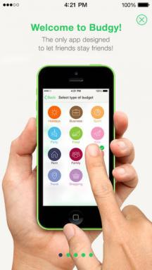Budgy para iPhone permite que você agrupe o orçamento da empresa para viagens ou quando alojamento partilha