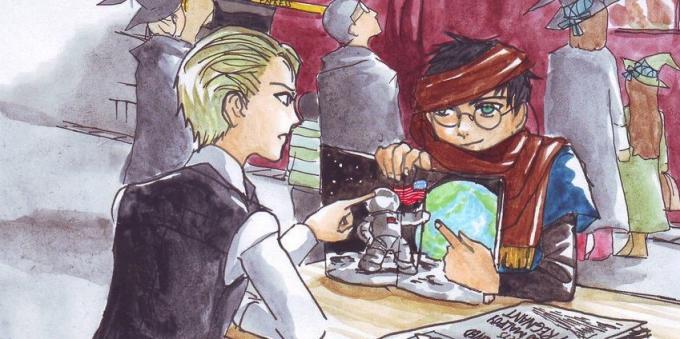 Harry Potter e os métodos de pensamento racional: Ilustração de livros