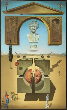 "Desmaterialização sob o nariz de Nero." Salvador Dalí