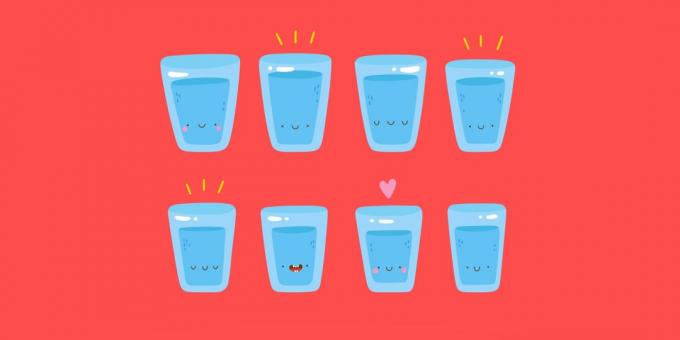 Por que você não precisa beber 8 copos de água por dia