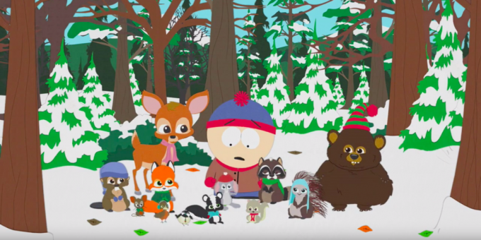 "South Park", a melhor série, "Woodland Critter Natal"