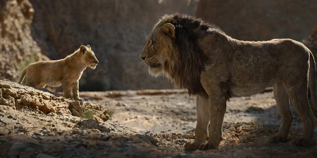"O Rei Leão": Simba e Scar