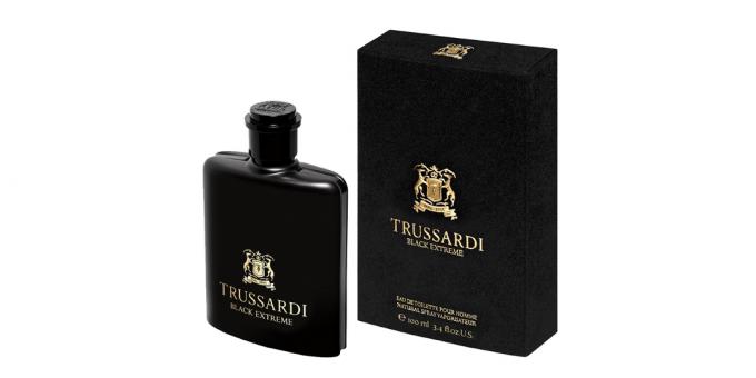 fragrância Preto extrema por Trussardi