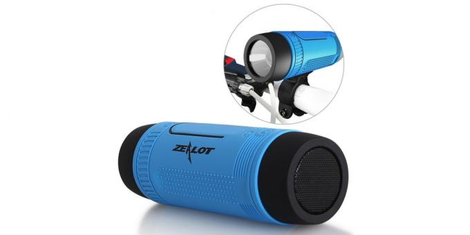Moto Bluetooth alto-falantes com uma lanterna