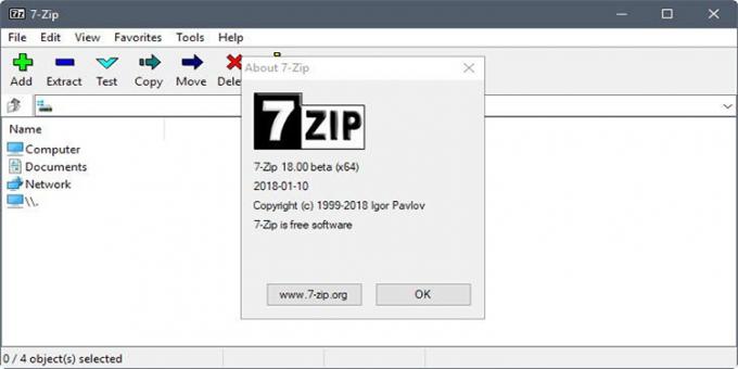 7zip - um programa gratuito para criar e extrair arquivos