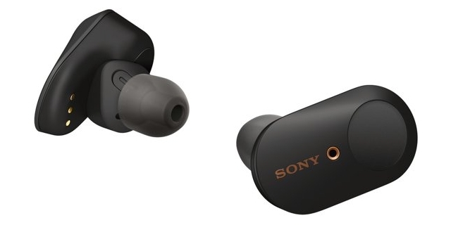 fones de ouvido Sony WF-1000XM3 têm dimensões muito compactas