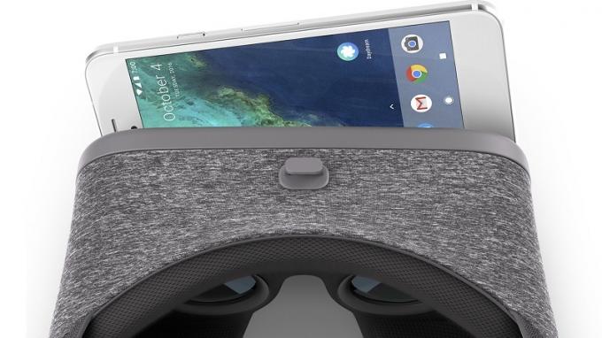 google-pixel smartphone-and-devaneio-view-vr-headset