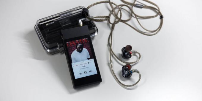 FiiO FA7: ouvir música