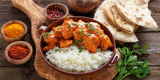 Frango tikka masala