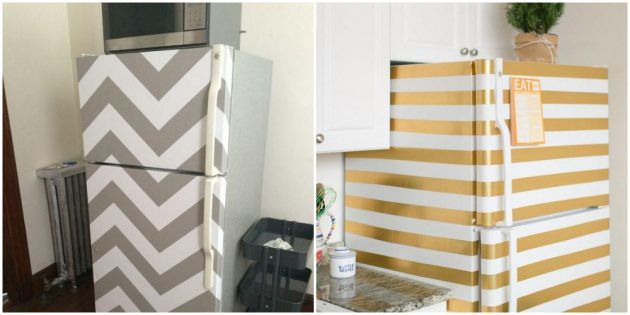 A cozinha: decorar o refrigerador
