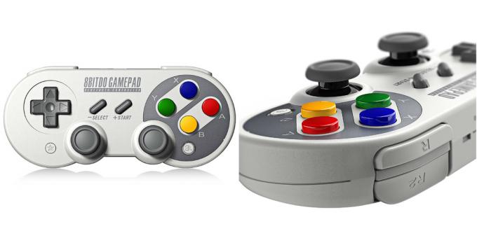 O controlador no estilo retro