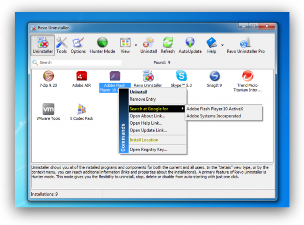 programa gratuito para Windows: Revo Uninstaller 